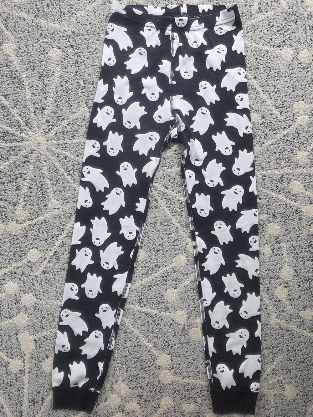 Hanna Andersson Ghost Long John Pajamas Halloween